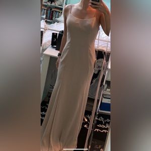 Watters Tan Bridesmaids Dress (Color Biscotti)